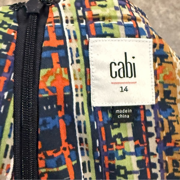 CAbi Multicolor Patterned Women’s Skort Sarong size 14 - Picture 8 of 9